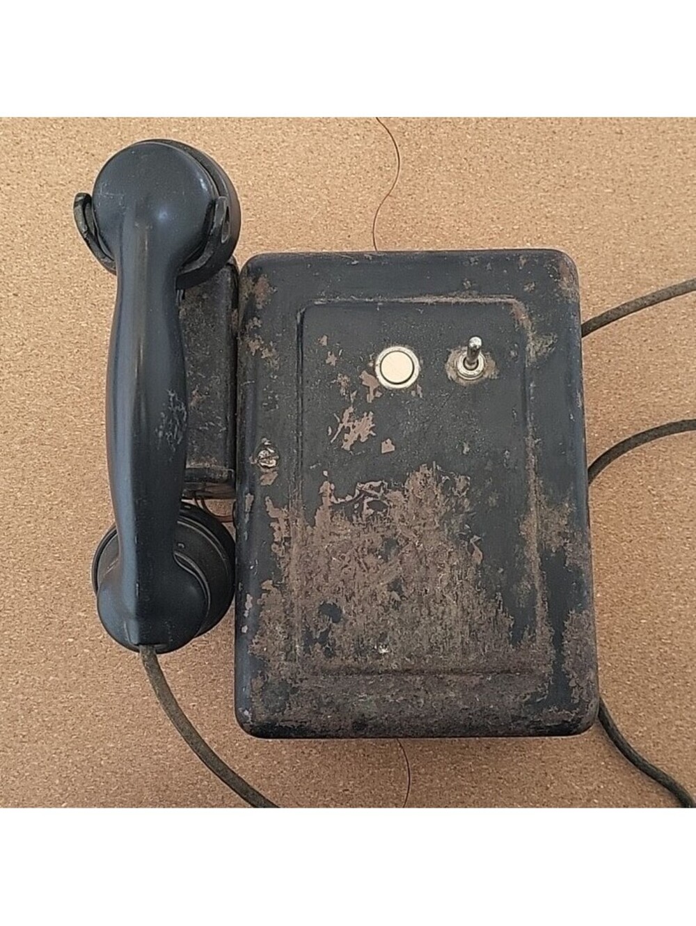 Western Electric Telephone 534 Black Ringer Box Telephone Handset 1920s